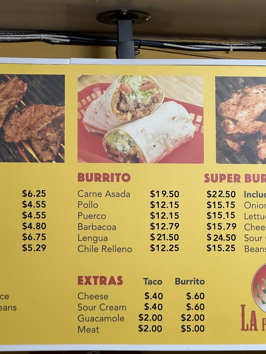 La Pasadita Menu - Image 2