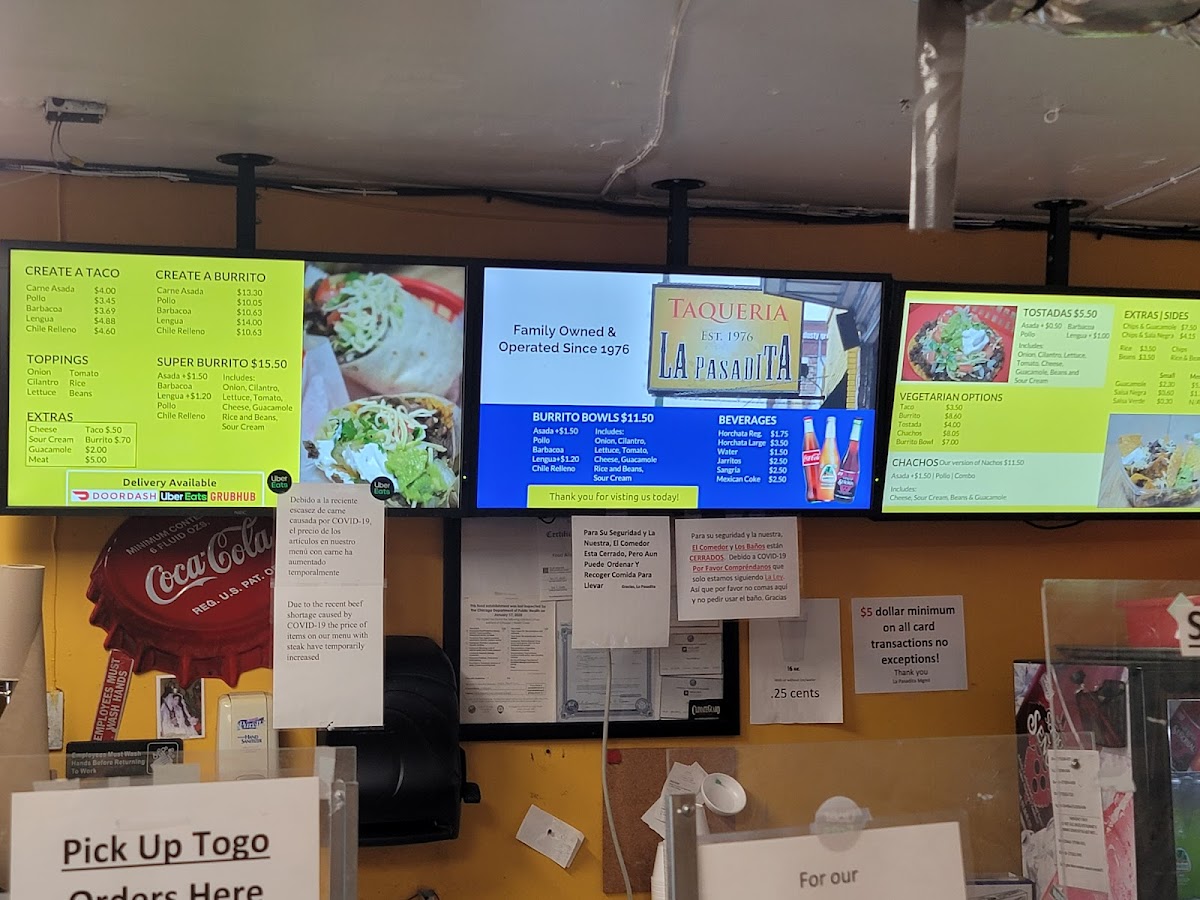 La Pasadita Menu - Image 6